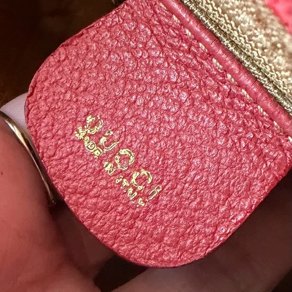 Gucci Red Suede Bamboo Mini Tote w/ Original Strap - Picture 12 of 13